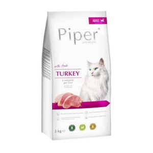 Karma sucha dla kota Piper Animals z indykiem 3 kg