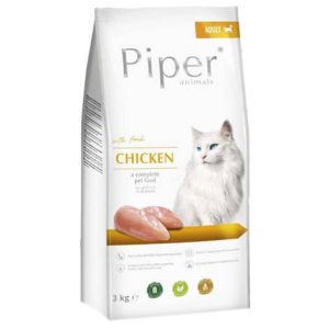 Karma sucha dla kota Piper Animals z kurczakiem 3 kg
