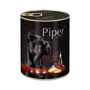 PIPER Animals Wet Dog Food with Beef Liver and Potatoes 800g