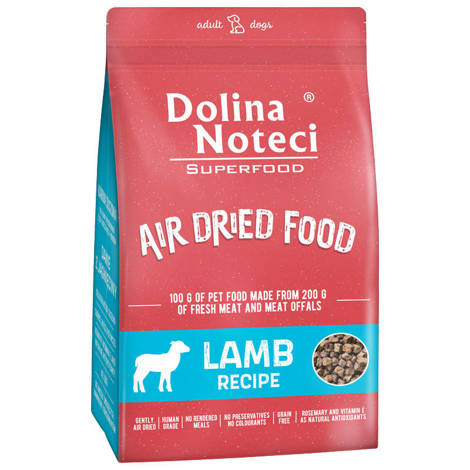 Dolina Noteci Superfood danie z jagnięciny karma suszona dla psa 5 kg