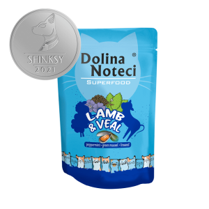 Wet Cat Food Dolina Noteci Superfood Lamb and Veal 85g
