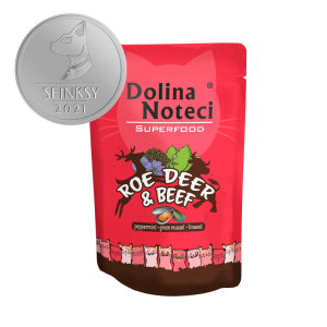 Mokra karma dla kota Dolina Noteci Superfood sarna i wołowina 85 g