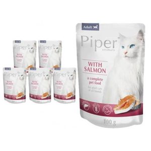 Mokra karma dla kota Piper Animals z łososiem 100g