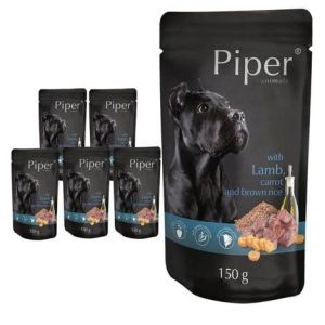 PIPER Animals Wet Dog Food with Lamb and Carrots 150g