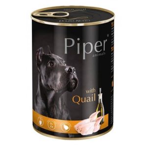 PIPER Animals Wet Dog Food with Quail 400g