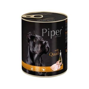 PIPER Animals Wet Dog Food with Quail 800g