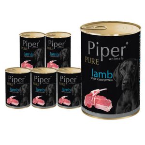 Mokra karma dla psa Piper Pure jagnięcina 400g