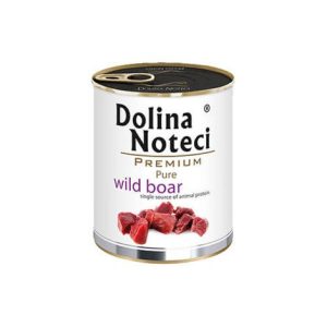 Mokra karma dla psa alergika Dolina Noteci Premium Pure bogata w dziczyznę 800g