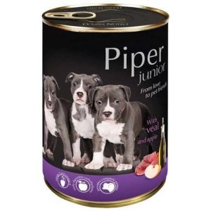 Piper Animals Mokra karma dla psa junior Piper z cielęciną i jabłkiem 400 g
