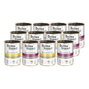 Mokra karma dla psa Dolina Noteci Premium Senior MIX 400g