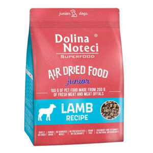 Sucha karma dla psa Dolina Noteci Superfood Junior Danie jagnięcina 1kg