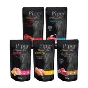 Mokra karma dla psa Piper Platinum Pure MIX 150g