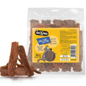 Pausesnack przysmak dla psa, paski z kaczki 500g