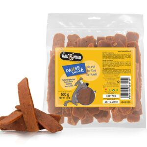 Pausesnack przysmak dla psa, paski z jagnięciną 500g