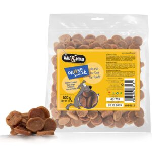 Pausesnack przysmak dla psa, talarki z kaczki 500g