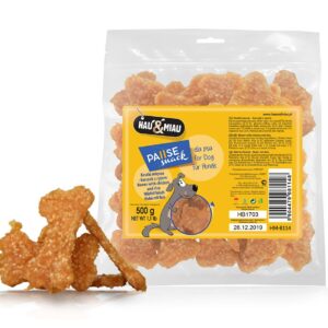 Pausesnack przysmak dla psa, kostki mięsne-kurczak z ryżem 500g