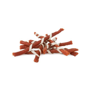 Pausesnack przysmak dla psa, patyki jagnięce owinięte rybą 500g