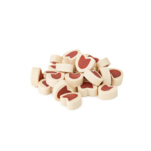 Pausesnack przysmak dla psa, serduszka z kaczką 500g