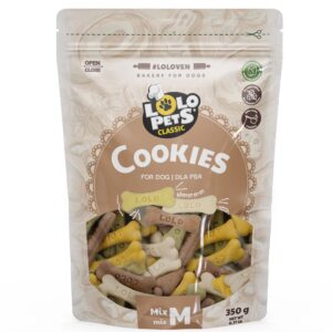 Bakery ciastka dla psa kości M 350g