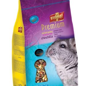 Premium karma pełnoporcjowa dla szynszyli 750g