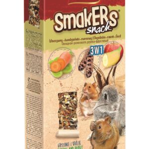 Smakers dla gryzoni mix 1 owocowy/warzywny/świętojański 135g