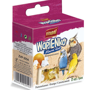 Kostka wapienna dla ptaków pomarańcza 35g