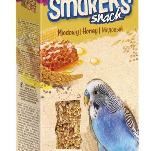 Smakers dla papużki falistej miodowy 90g