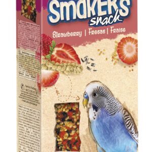 Smakers dla papużki falistej truskawkowy 90g