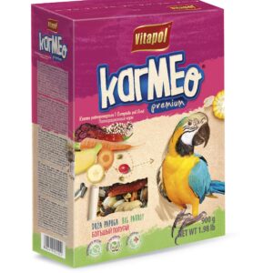 Karmeo Premium karma pełnoporcjowa dla dużych papug 900g