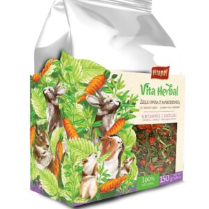 Vita Herbal dla gryzoni i królika, ziele owsa z marchewką 150g