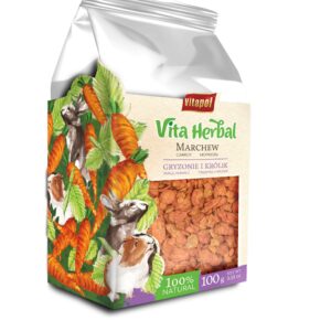 Vita Herbal dla gryzoni i królika, marchew suszona 100g