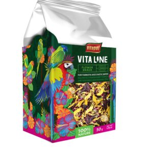 Vitaline kwiatowa przekąska dla papug i ptaków egzotycznych 50g