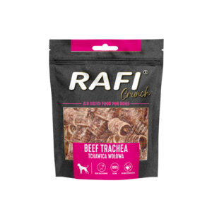 Rafi Crunch Gryzaki naturalne Przysmak dla psa tchawica wołowa 5 szt.