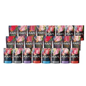 Mokra karma dla psa Rafi Mix 500g